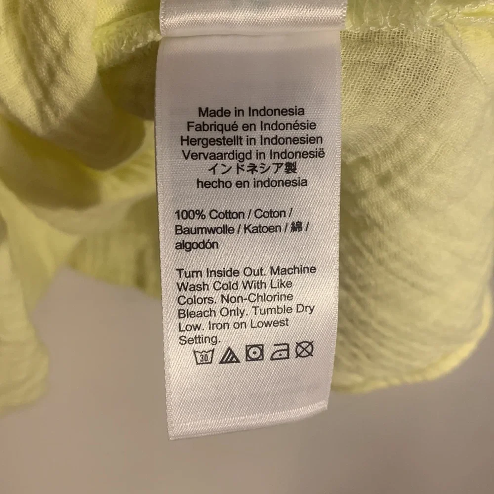 J. Crew Ruffle Soft Gauze Camisole Top L Tie Fairy Core summer preppy coastal